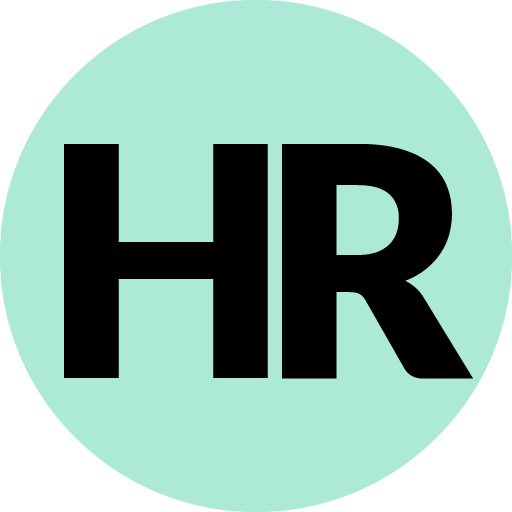 Logo with the initials HR for Hanne Rosenow